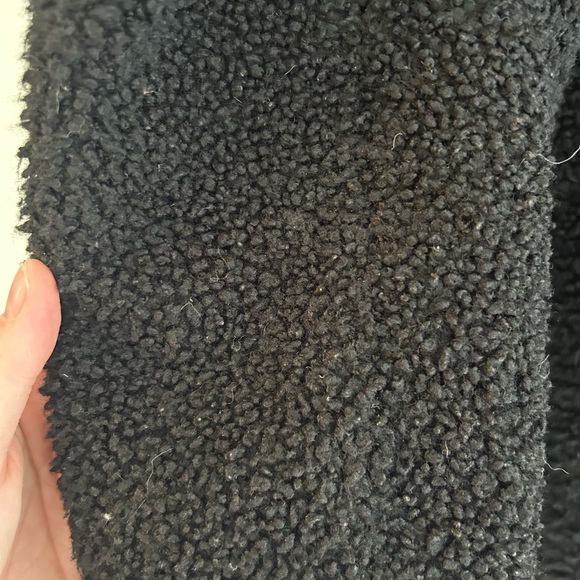 Express black teddy bear fall jacket - size small - Picture 2 of 8